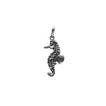 Load image into Gallery viewer, Hand Carved Seahorse Pendant in Sterling Silver-Jenstones Jewelry

