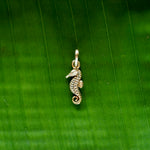 Load image into Gallery viewer, Seahorse Pendant Brass-Jenstones Jewelry
