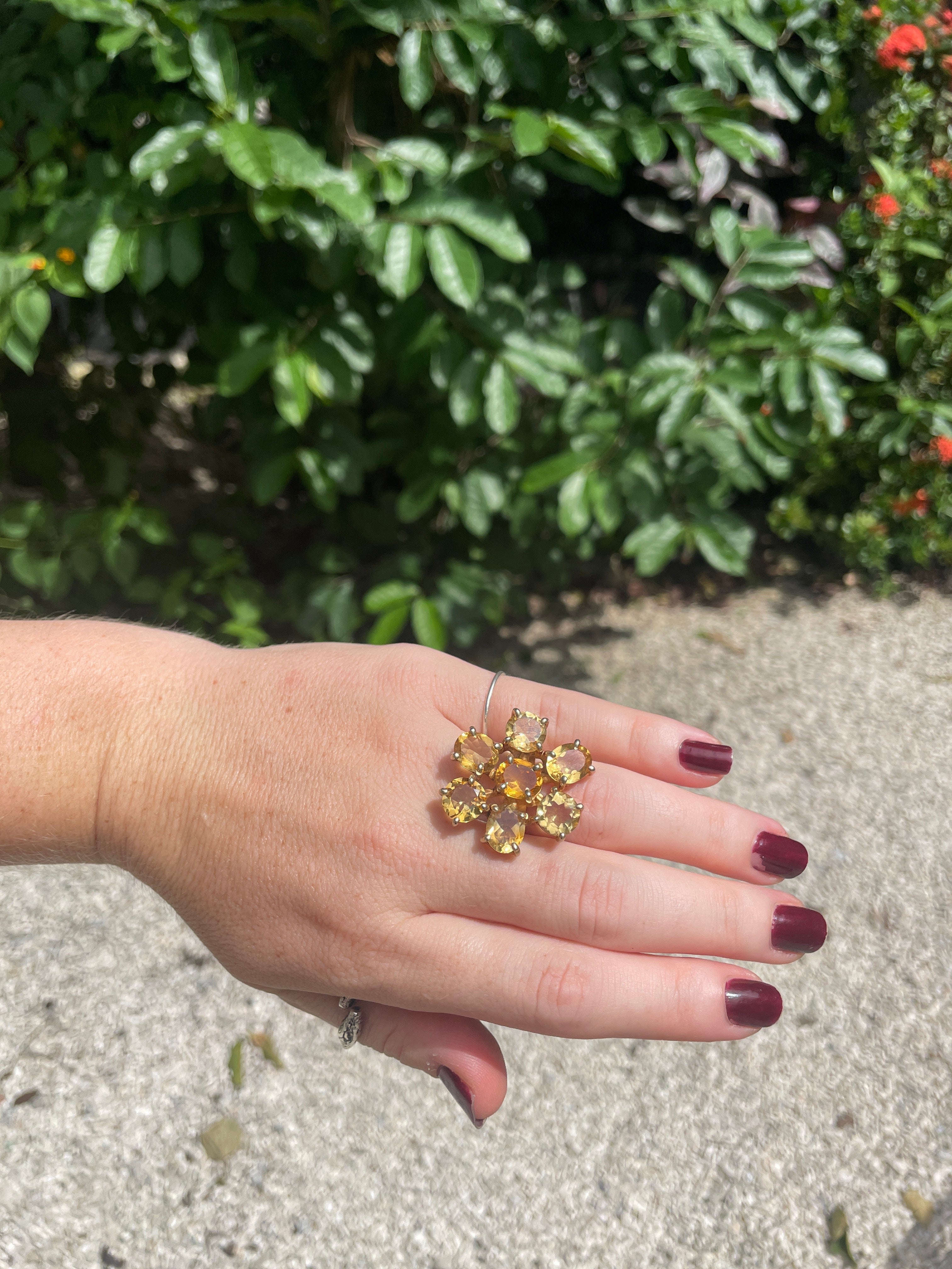 Citrine Cocktail Ring-Jenstones Jewelry