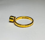 Load image into Gallery viewer, Freedom Stone Citrine Abundance Ring - Gold Plated over Brass-Jenstones Jewelry
