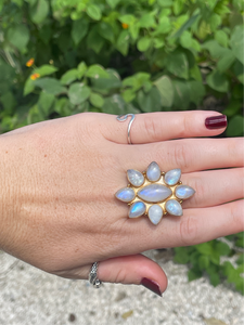 Moonstone Cocktail Ring-Jenstones Jewelry