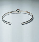 Load image into Gallery viewer, Freedom Stone Larimar Peace Cuff - Sterling silver-Jenstones Jewelry
