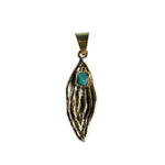 Load image into Gallery viewer, Flower Power Pendant in Brass-Jenstones Jewelry
