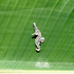 Load image into Gallery viewer, Hand Carved Seahorse Pendant in Sterling Silver-Jenstones Jewelry
