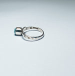 Load image into Gallery viewer, Freedom Stone Larimar Peace Ring - Sterling Silver-Jenstones Jewelry
