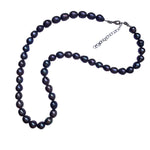 Load image into Gallery viewer, Purple Freshwater Pearl Necklace-Jenstones Jewelry
