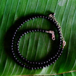 Load image into Gallery viewer, Black Onyx Beaded Necklace-Jenstones Jewelry

