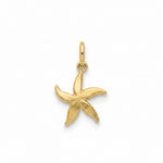 Load image into Gallery viewer, Starfish Pendant Small Gold Plate over Bronze-Jenstones Jewelry
