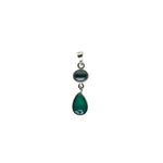 Load image into Gallery viewer, Star Ruby and Emerald Quartz Pendant-Jenstones Jewelry
