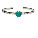 Load image into Gallery viewer, Freedom Stone Turquoise Freedom Cuff - Sterling Silver-Jenstones Jewelry
