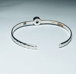 Load image into Gallery viewer, Freedom Stone Blue Topaz Shine Cuff - Sterling Silver-Jenstones Jewelry
