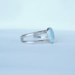 Load image into Gallery viewer, Oval Larimar Cuff-Jenstones Jewelry
