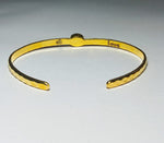 Load image into Gallery viewer, Freedom Stone Emerald Love Bracelet - Gold Plated over Brass-Jenstones Jewelry
