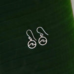 Load image into Gallery viewer, Small Wave Earrings Sterling Silver-Jenstones Jewelry

