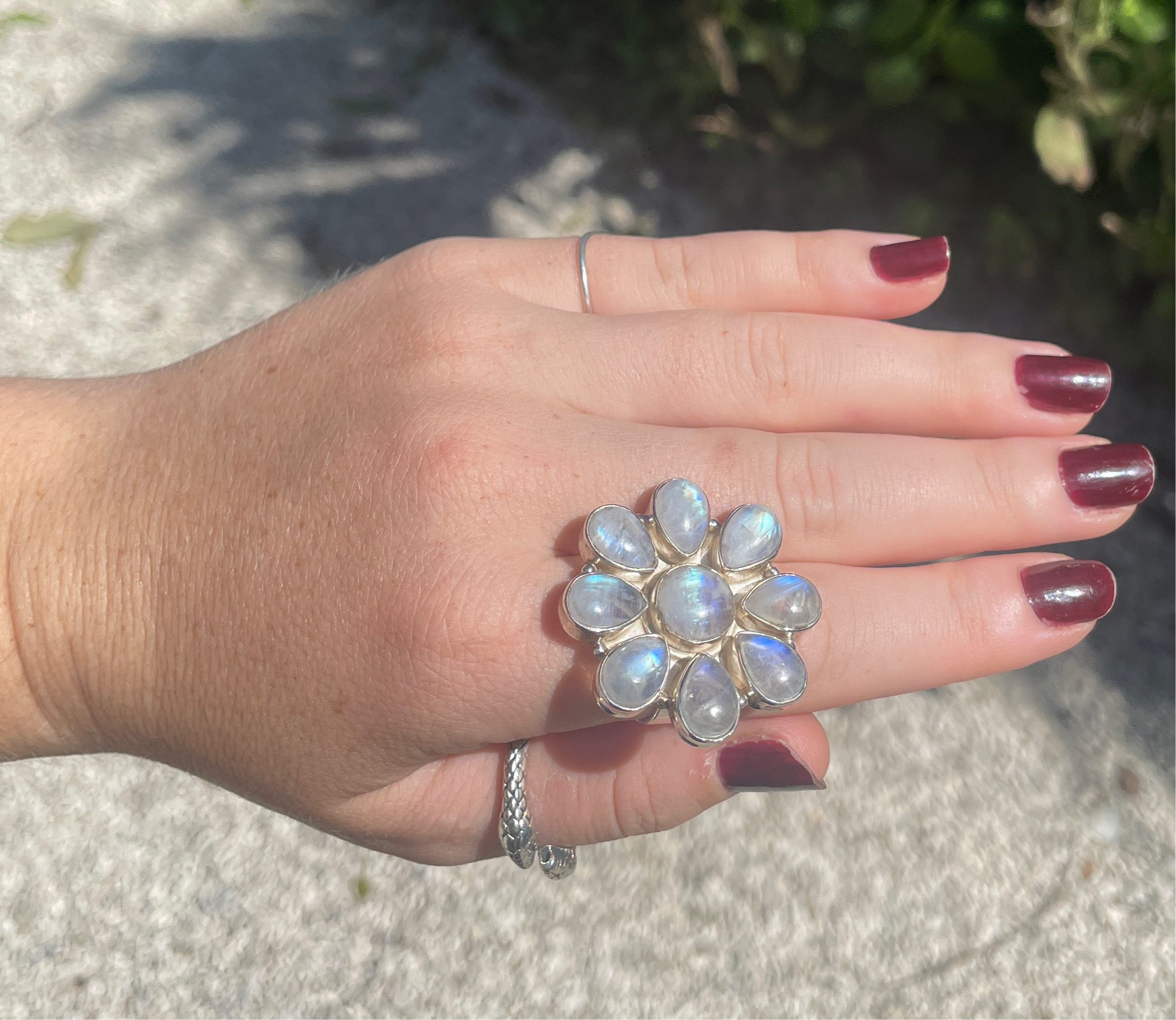 Moonstone Cocktail Ring-Jenstones Jewelry