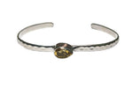 Load image into Gallery viewer, Freedom Stone Citrine Abundance Cuff- Sterling Silver-Jenstones Jewelry
