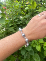 Load image into Gallery viewer, Moonlight Pearl Multi Stone Bracelet Sterling Silver-Jenstones Jewelry
