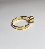 Load image into Gallery viewer, Freedom Stone Amethyst Awaken Ring - Gold Plated over Brass
