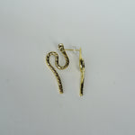 Load image into Gallery viewer, Snake Earrings - Brass-Jenstones Jewelry
