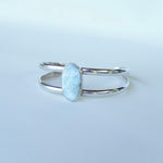 Load image into Gallery viewer, Oval Larimar Cuff-Jenstones Jewelry
