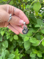 Load image into Gallery viewer, Ammonite and Pearl Pendant
