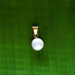 Load image into Gallery viewer, Brass Freshwater Pearl Pendant-Jenstones Jewelry

