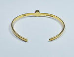 Load image into Gallery viewer, Freedom Stone Wisdom Pearl Bracelet - Gold Plated over Brass-Jenstones Jewelry
