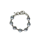 Load image into Gallery viewer, White Pearl Multi Stone Bracelet-Jenstones Jewelry
