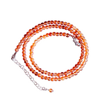 Load image into Gallery viewer, Sunset Orange Agate Layering Necklace-Jenstones Jewelry
