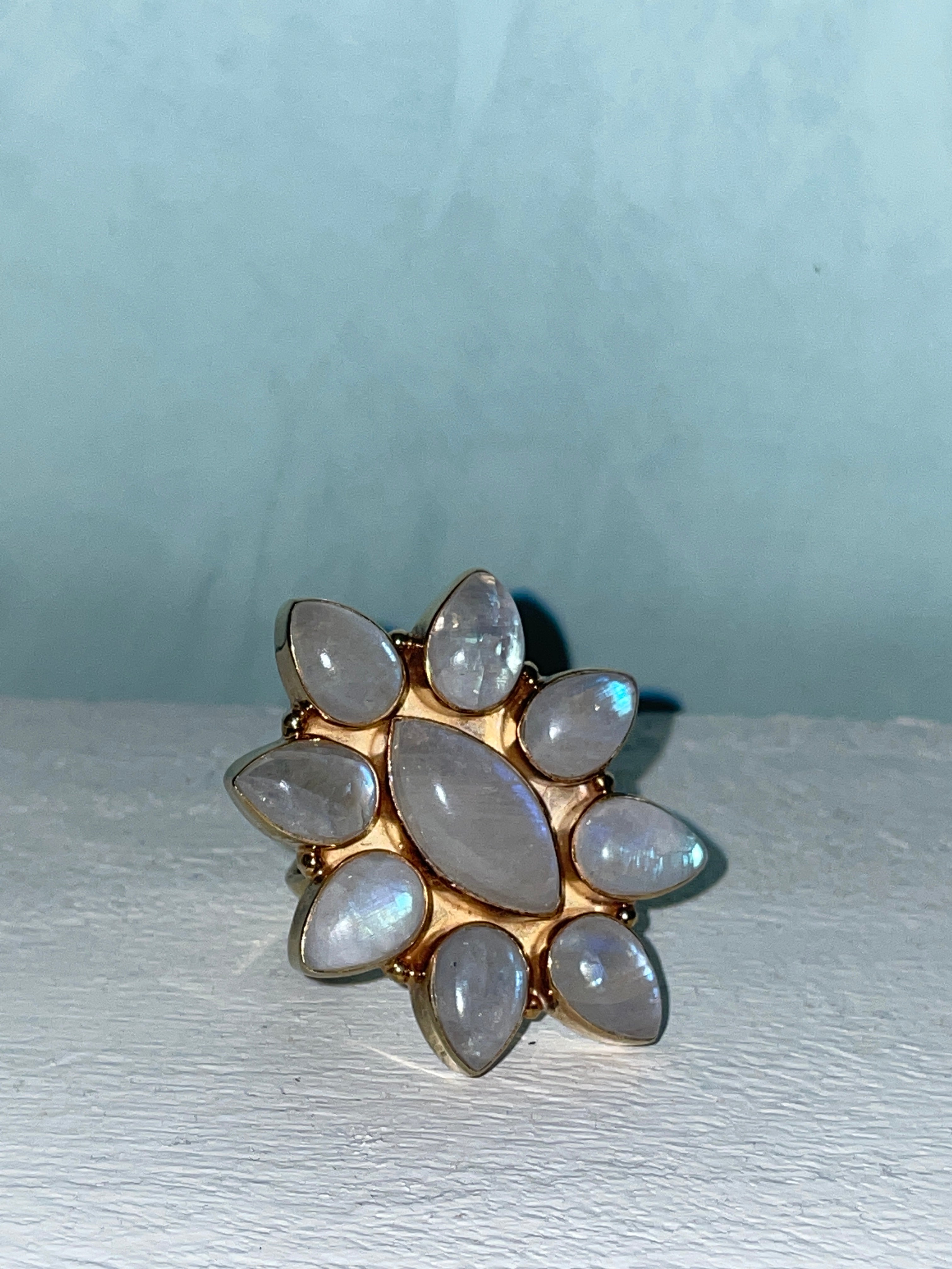 Moonstone Cocktail Ring-Jenstones Jewelry