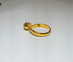 Load image into Gallery viewer, Freedom Stone Moonstone Destiny Ring - Gold Plated over Brass-Jenstones Jewelry
