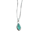 Load image into Gallery viewer, Romeo Stone Design Emerald Necklace-Jenstones Jewelry
