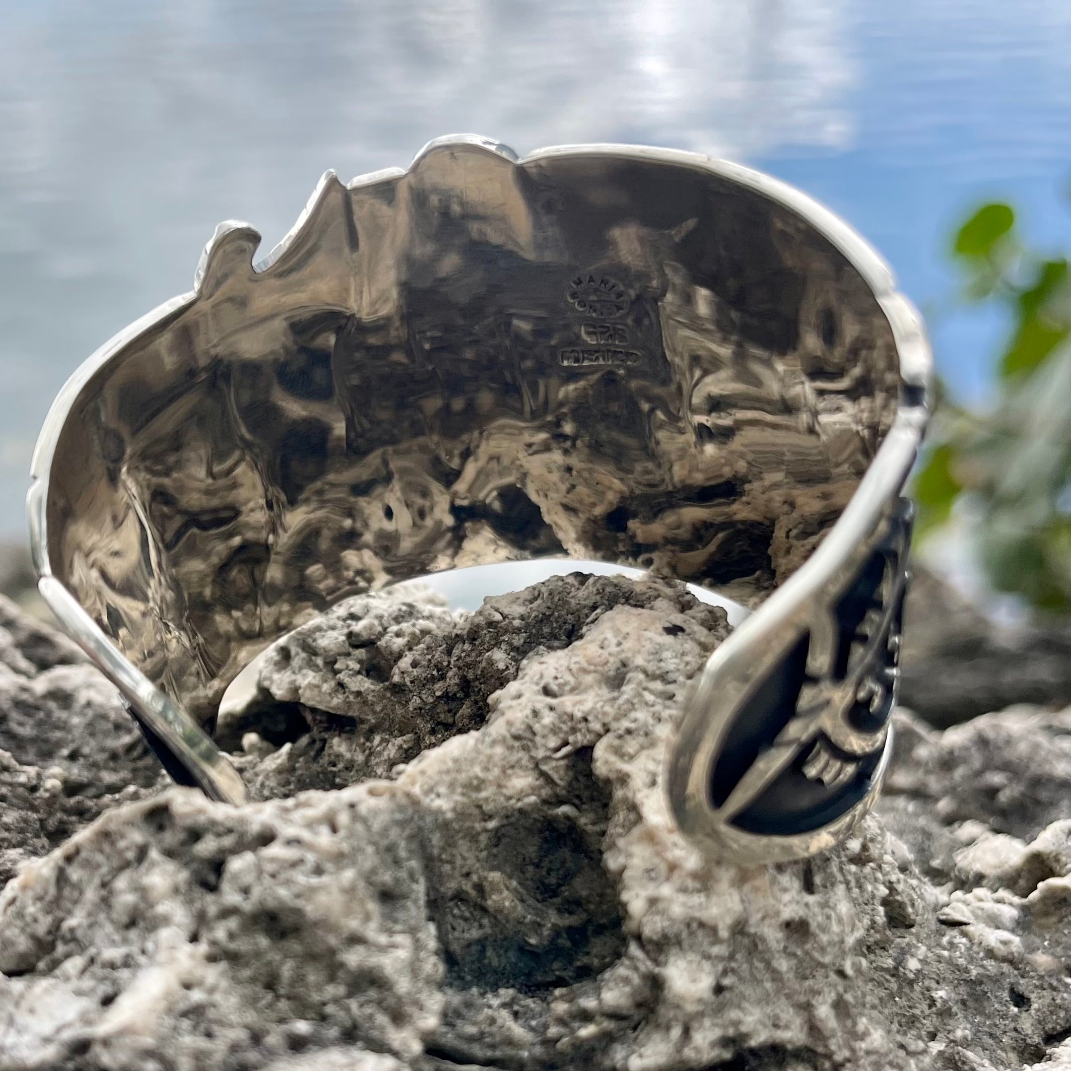 Under the Sea Sterling Silver Cuff-Jenstones Jewelry
