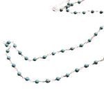 Load image into Gallery viewer, Turquoise Chain Link Necklace-Jenstones Jewelry
