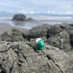 Load image into Gallery viewer, Raw Emerald Sterling Silver Ring Size 8-Jenstones Jewelry
