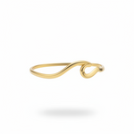 Load image into Gallery viewer, Nosara Wave Bangle Brass-Jenstones Jewelry
