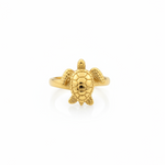Load image into Gallery viewer, Sea Turtle Brass Ring-Jenstones Jewelry
