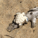 Load image into Gallery viewer, Carved Bone Turtle Ring-Jenstones Jewelry
