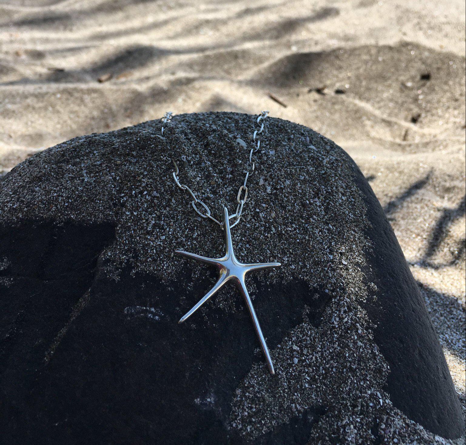 Spiny Starfish Pendant-Jenstones Jewelry
