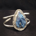 Load image into Gallery viewer, Double Cuff Hammered Dreamy Druzy-Jenstones Jewelry
