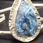Load image into Gallery viewer, Double Cuff Hammered Dreamy Druzy-Jenstones Jewelry
