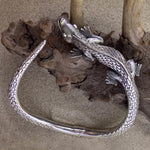 Load image into Gallery viewer, Sterling Silver Iguana Statement Necklace-Jenstones Jewelry
