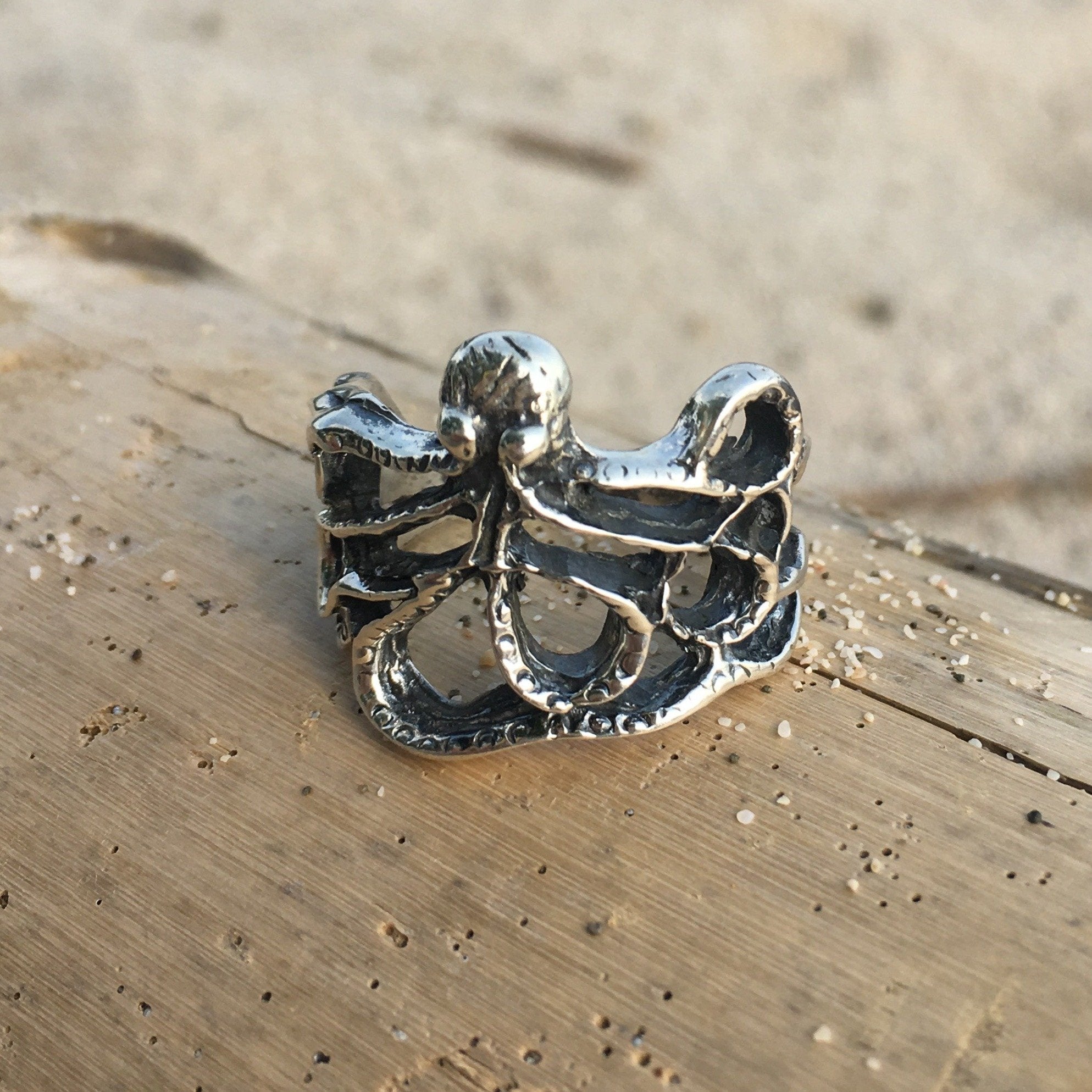 Octopus Ring-Jenstones Jewelry