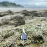 Load image into Gallery viewer, Sapphire and Silver Pendant-Jenstones Jewelry
