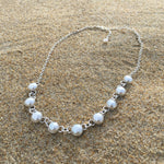 Load image into Gallery viewer, White Fresh Water Pearl Necklace-Jenstones Jewelry

