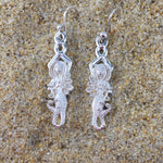 Load image into Gallery viewer, Mermaid Dangle Earrings Goddess Of Eternal Waves Sterling-Jenstones Jewelry
