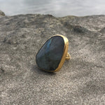 Load image into Gallery viewer, Bronze Labradorite Ring-Jenstones Jewelry
