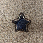 Load image into Gallery viewer, Hammered Blue Star Druze Ring-Jenstones Jewelry
