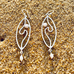 Load image into Gallery viewer, Shiva Waves w/ Pearls in Sterling Silver-Jenstones Jewelry
