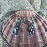 Load image into Gallery viewer, Sea Horse Earrings Sterling-Jenstones Jewelry

